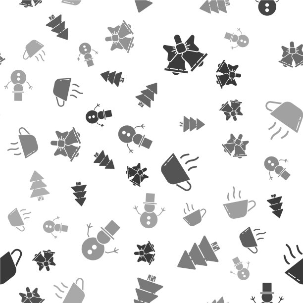 设圣诞钟声圣诞树图片下载