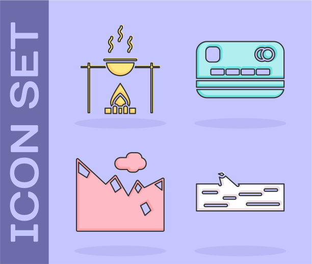 设置原木营火和壶山和图片下载