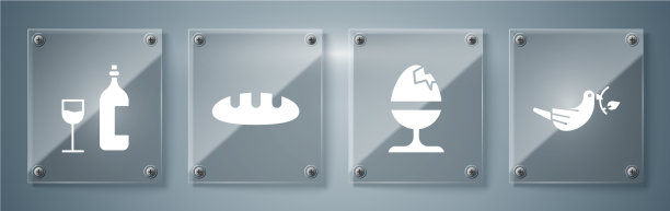 把和平鸽和橄榄枝鸡蛋放在一个图片下载