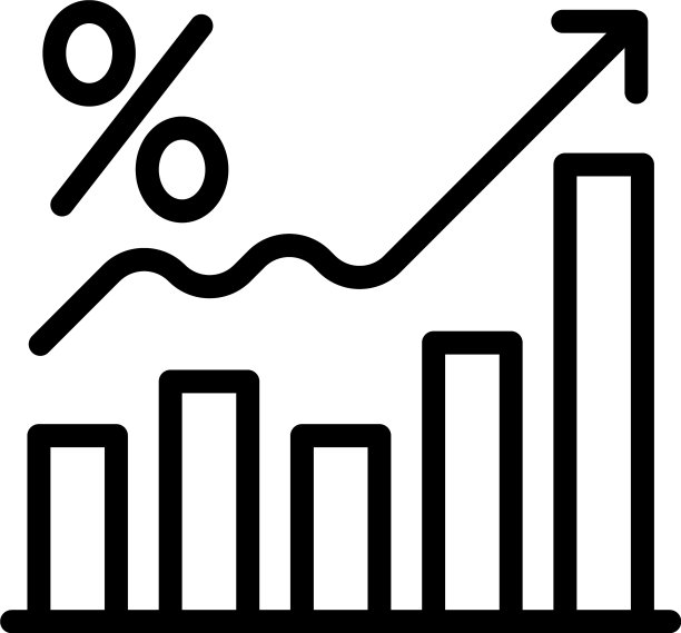 图表金融图标轮廓样式图片下载
