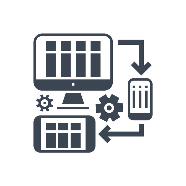 响应式网页设计字形图标图片下载
