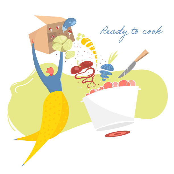 年轻女人做饭图片下载