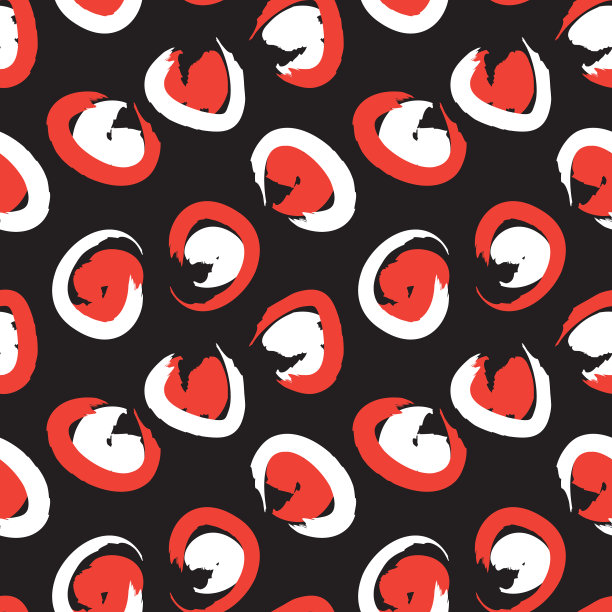 橙色笔触无缝图案背景图片下载