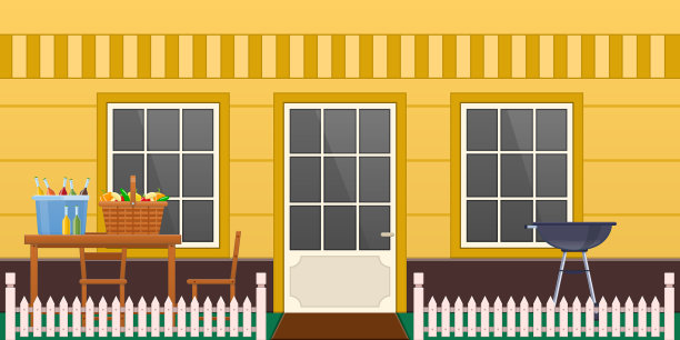 立面住宅建筑房地产野餐图片下载