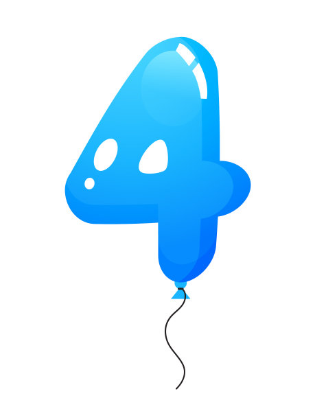 漂亮的四号气球充气了图片下载