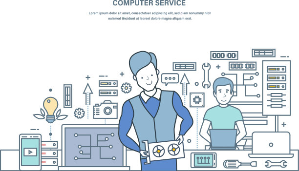 计算机服务，维修，维修设备图片下载