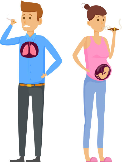 男人吸烟对女人造成伤害图片下载