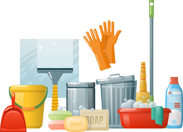 设置清洁用品工具附件清洁图片下载