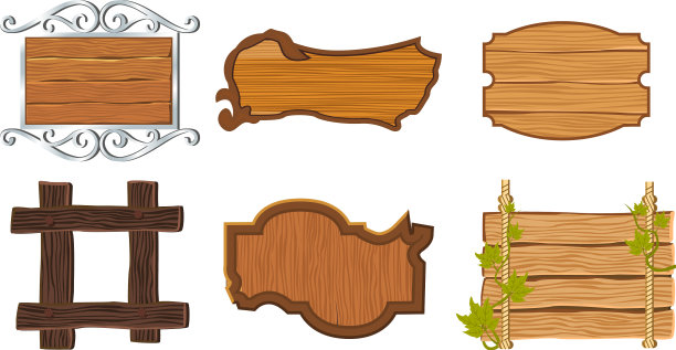 设置不同种类的木牌图片下载