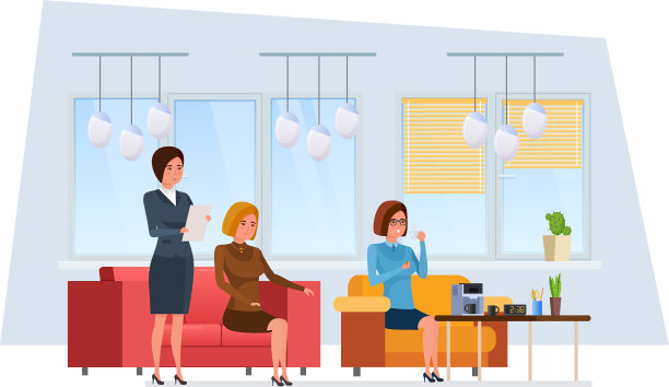 女同事在办公室休息报告图片下载