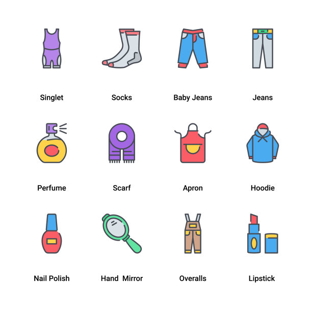 服装和饰品图片下载