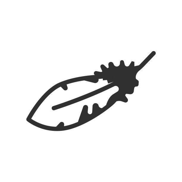 羽毛图标模板图片下载