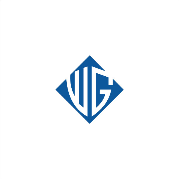 首字母wg或gw logo设计模板图片下载