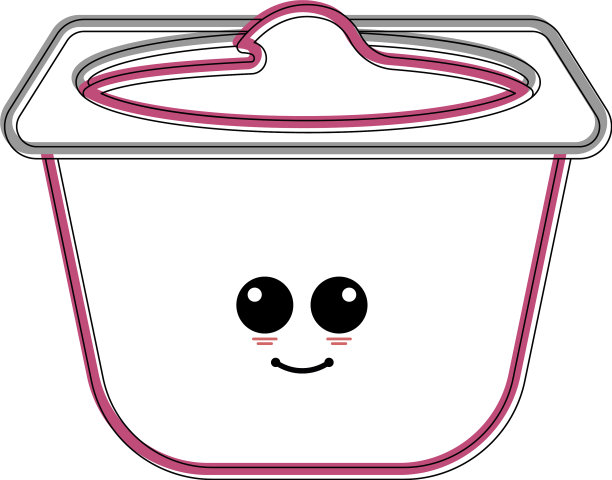 快乐的布丁杯图片下载