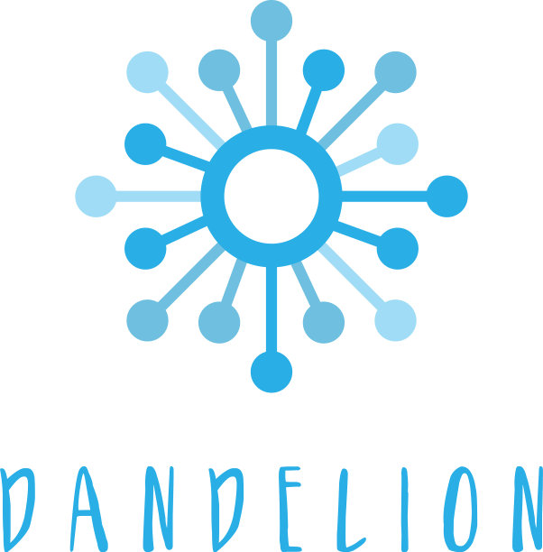 模板概念平面标志蒲公英图标图片下载