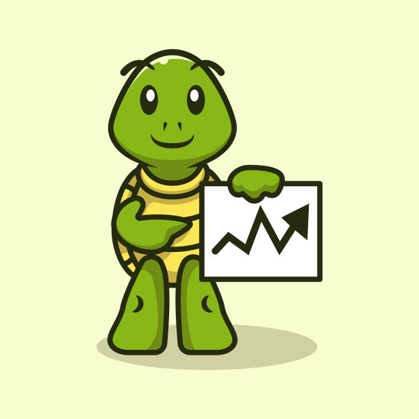 可爱的乌龟吉祥物图片下载