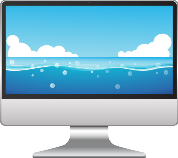 电脑桌面上的水景图片下载