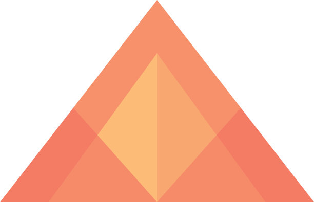 几何三角形形状图标平面风格图片下载