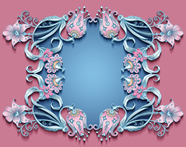 手绘花边图片下载