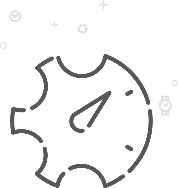 时间管理线性图标符号图片下载