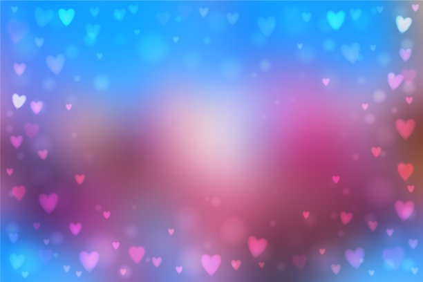 抽象的心灯背景图片下载