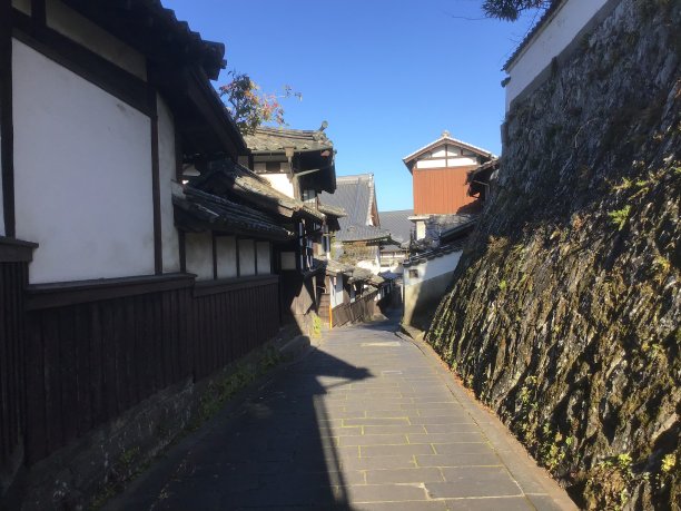 历史道路的市镇风貌图片下载