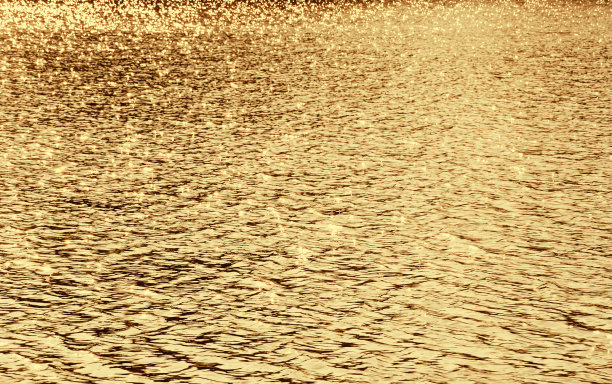 金色的波浪阳光涟漪图案反射水图案抽象的背景自然黄色金色米色纹理图片下载