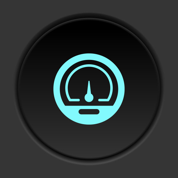 圆形背景上的黑色按钮平面图标。建筑施工保险黑圈矢量图标图片下载