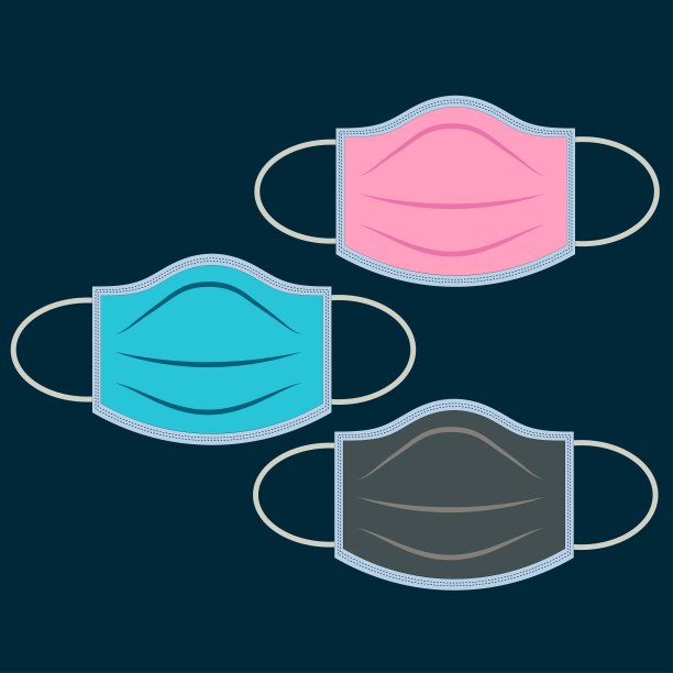 冠状病毒的三种颜色图片下载