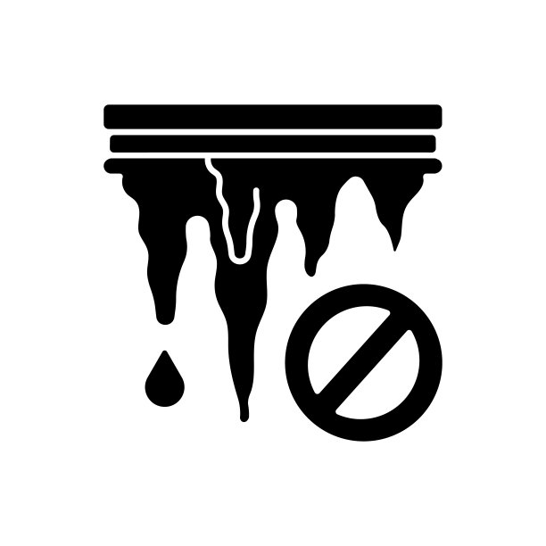 冰柱移除黑色字形图标图片下载