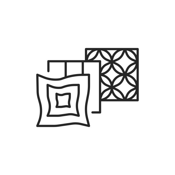 吊顶彩色线条图标。象形文字用于网页、手机应用、促销。图片下载