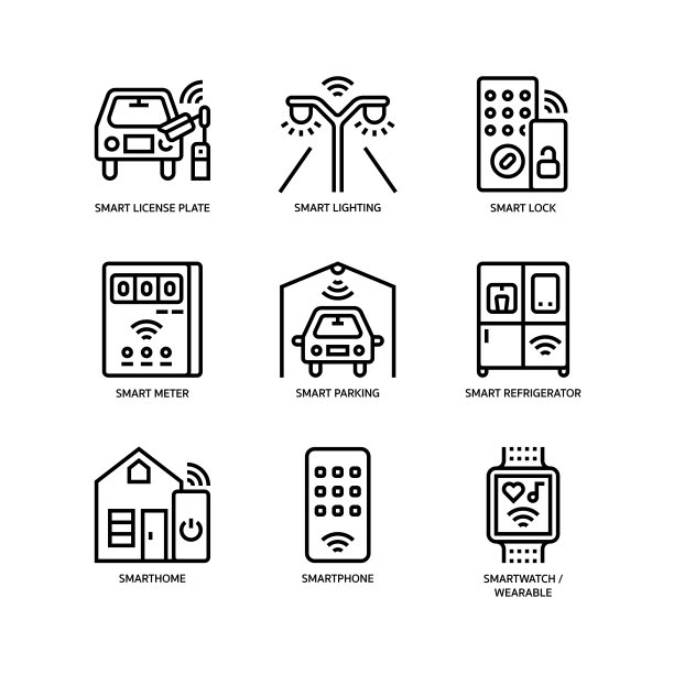 物联网图标集图片下载