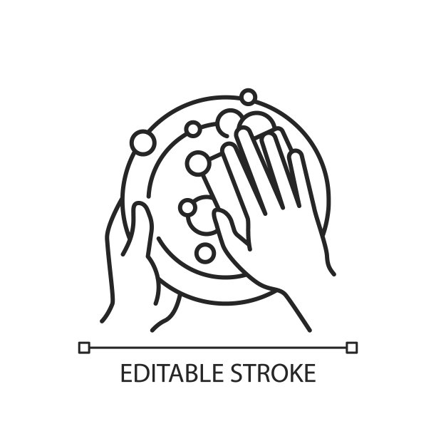 洗碗线性图标图片下载