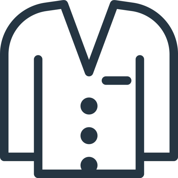 套装图标孤立在白色背景轮廓上图片下载