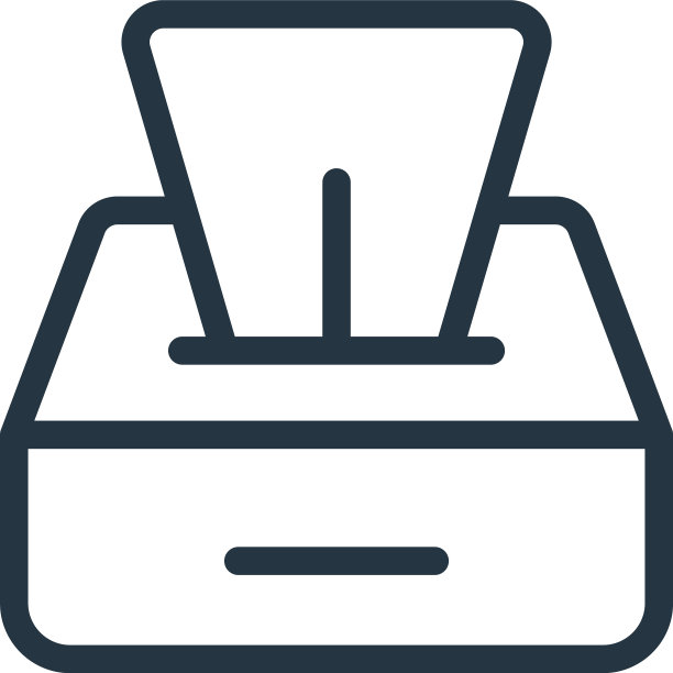 纸巾盒图标孤立在白色背景图片下载