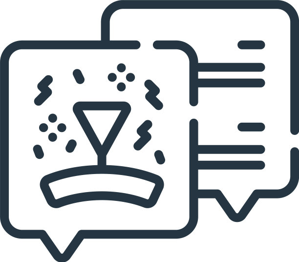 聊天图标孤立在白色背景大纲图片下载