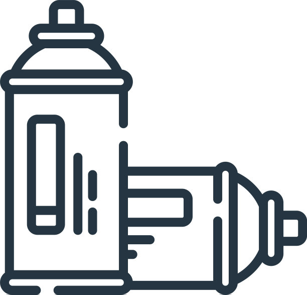 喷漆图标喷漆可编辑的笔触图片下载