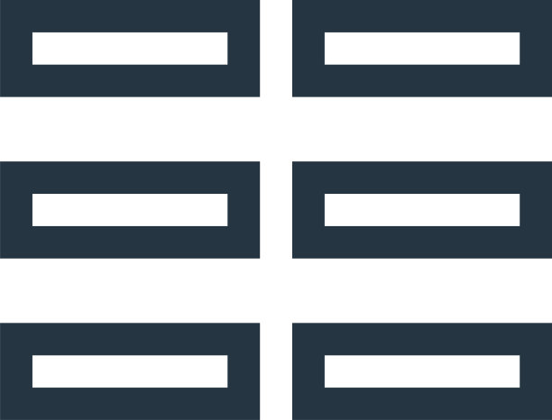 列图标孤立在白色背景大纲图片下载