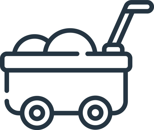 购物车图标孤立的白色背景轮廓图片下载