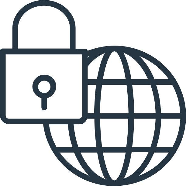 保护图标隔离在白色背景图片下载