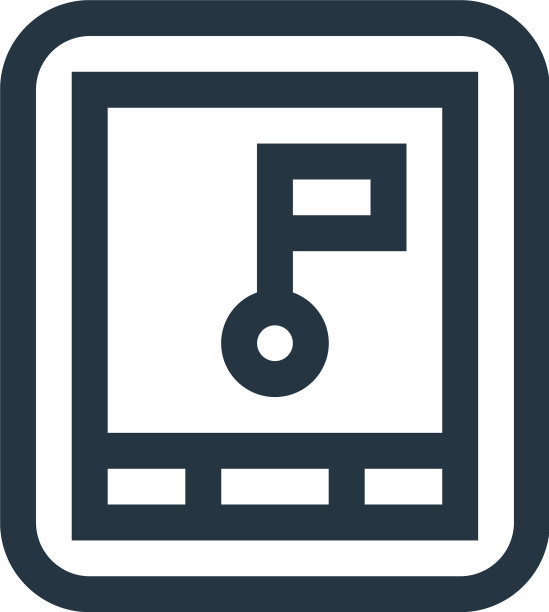 GPS图标GPS可编辑笔画GPS线性符号图片下载