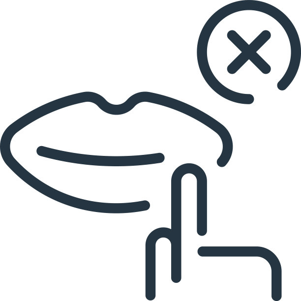 嘴图标孤立在白色背景轮廓图片下载