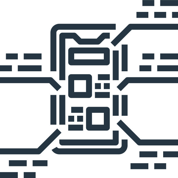模型图标孤立的白色背景轮廓图片下载