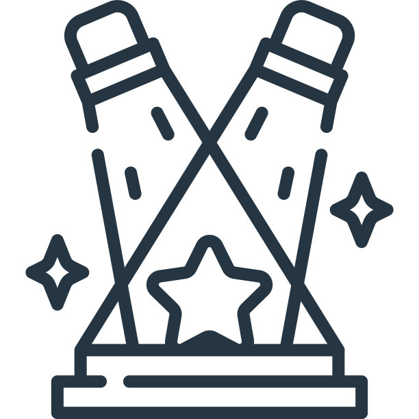 聚光灯图标孤立在白色背景图片下载