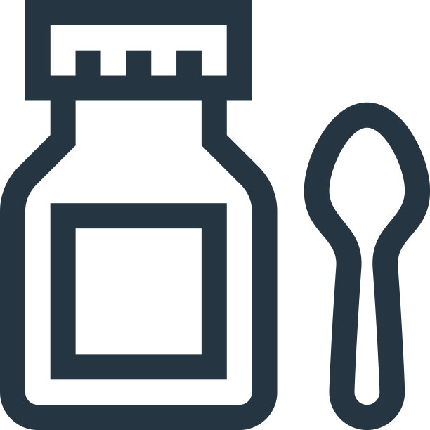 糖浆图标孤立的白色背景轮廓图片下载