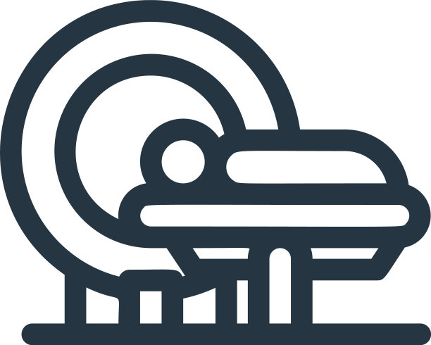 Mri图像孤立在白色背景轮廓上图片下载