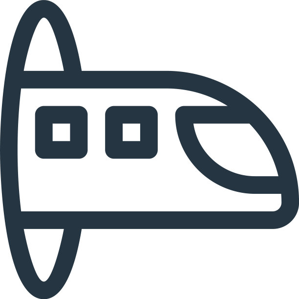 超级高铁图标孤立在白色背景上图片下载