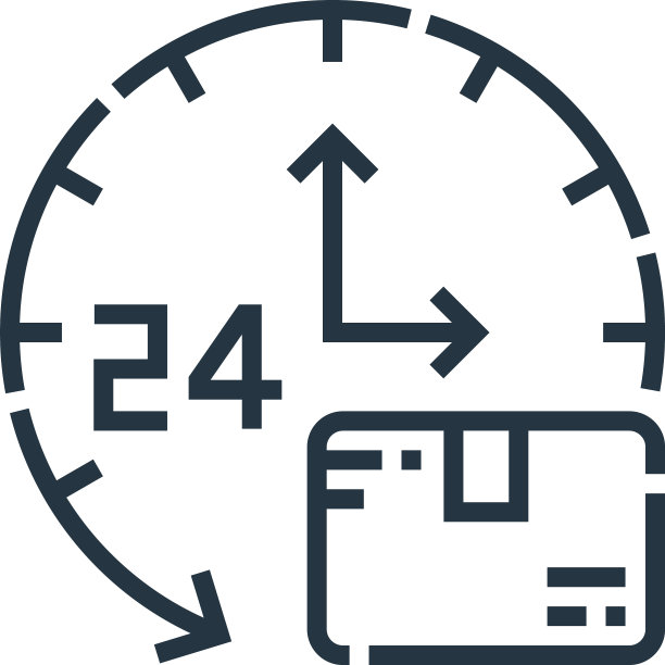 小时时钟图标孤立在白色背景图片下载