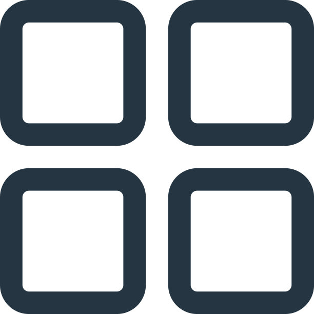 菜单图标孤立在白色背景大纲图片下载