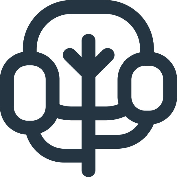 树图标树可编辑的描边树线性符号图片下载